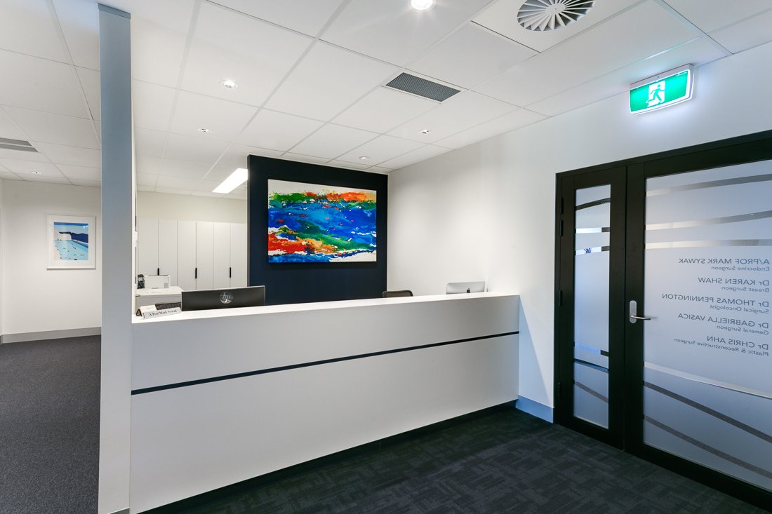 Exceptional medical architecture and clinic reception area by medical design experts Space for Health